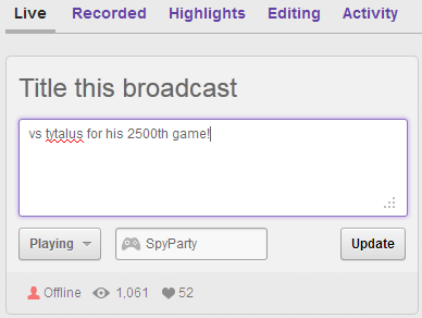 twitch.tv dashboard